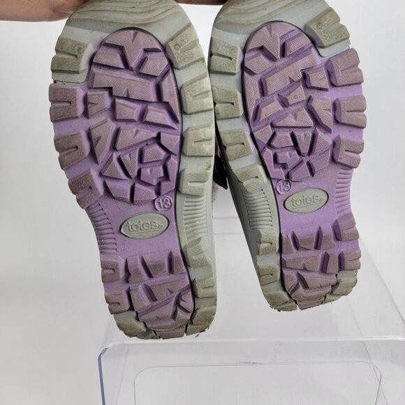 Totes Grey Pink Toddler Girls 13 Waterproof Winter Snow Boots Sledding‎ Outdoor - Picture 10 of 10